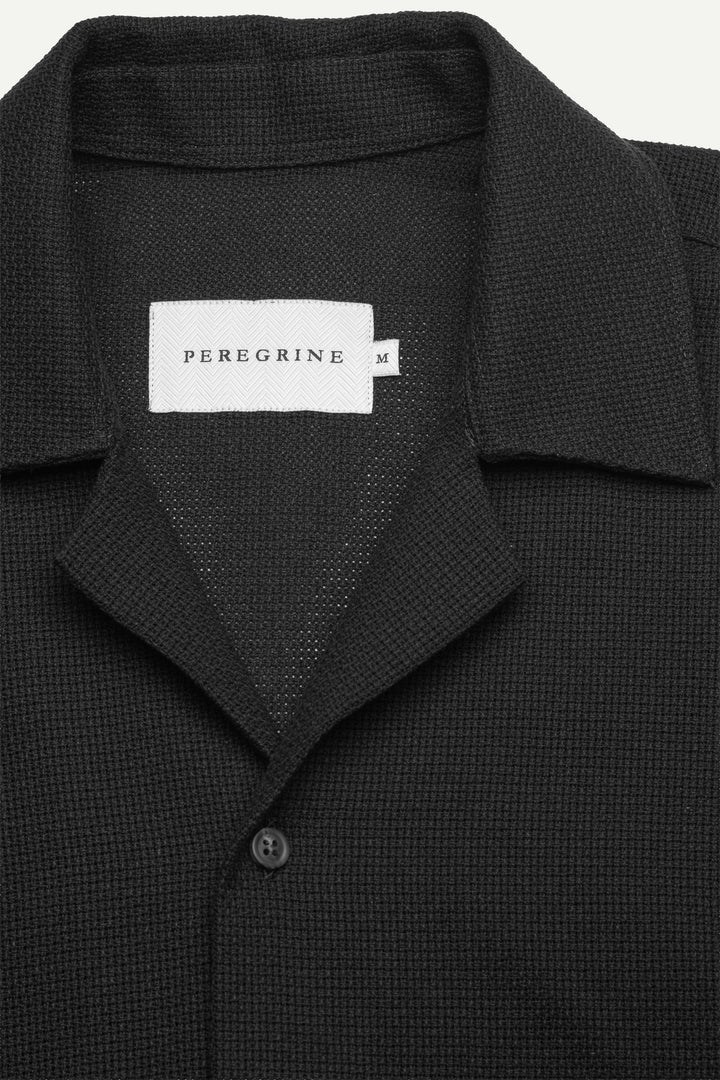 Quay Cuban Collar Shirt - Black