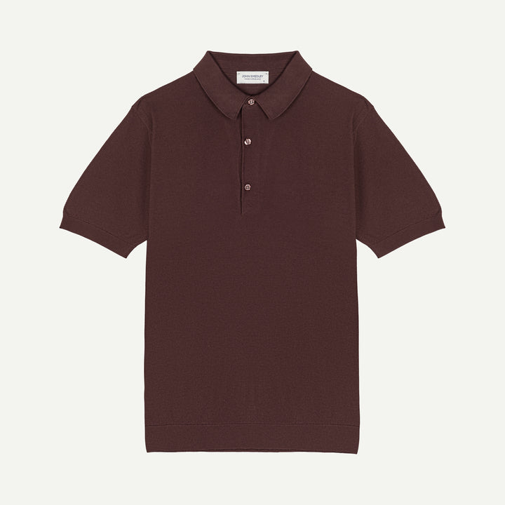 Roth Pique Polo - Raisin
