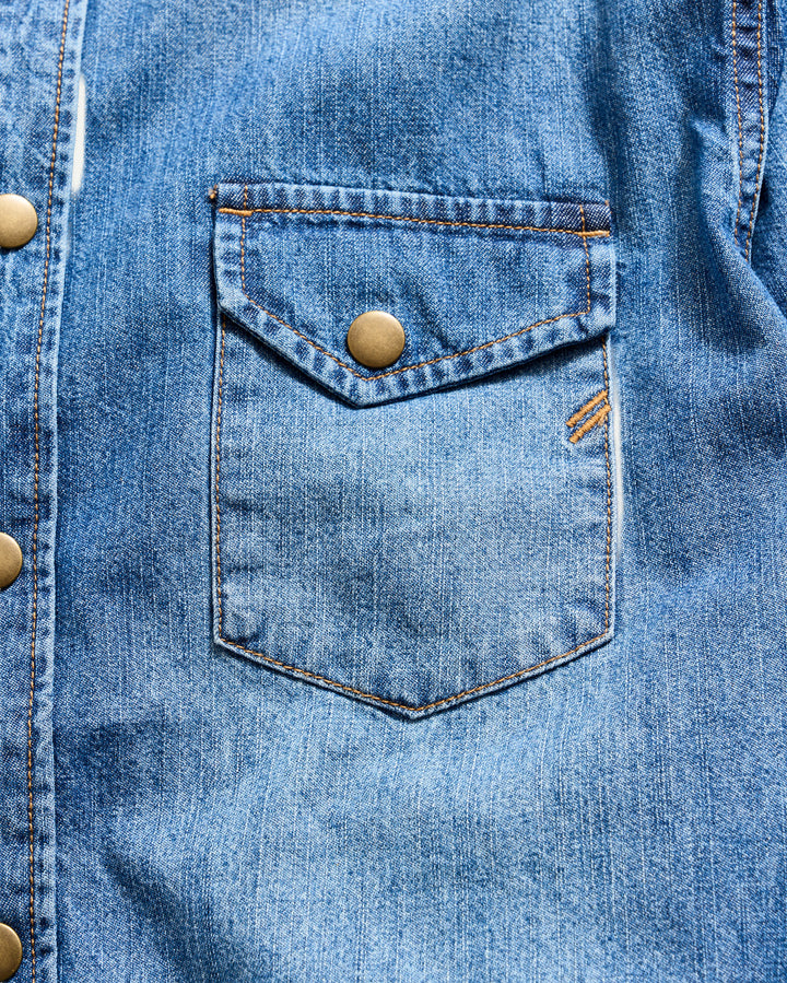 Shoals Denim Shirt - Light Indigo