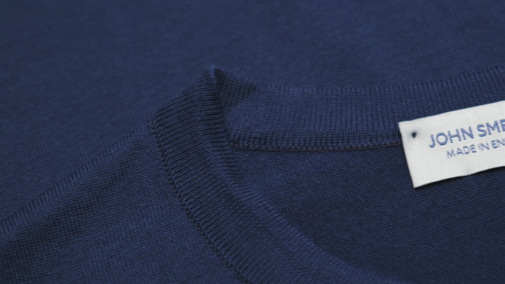 Lorca - Sea Island Cotton T-Shirt - French Navy