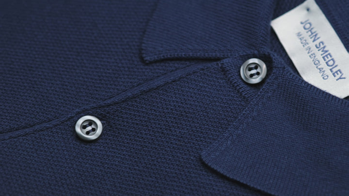 Roth - Sea Island Cotton Polo Shirt
 - Navy