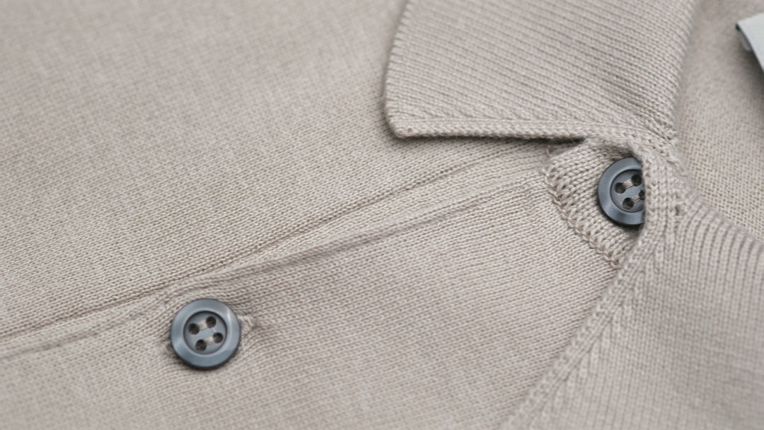 Bradwell - Sea Island Cotton Polo Shirt - Parchment