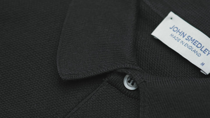Roth - Sea Island Cotton Polo Shirt - Black