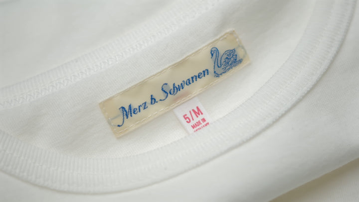 1950s THE ORIGINALS Loopwheeled Classic Fit Lightweight T-Shirt - White