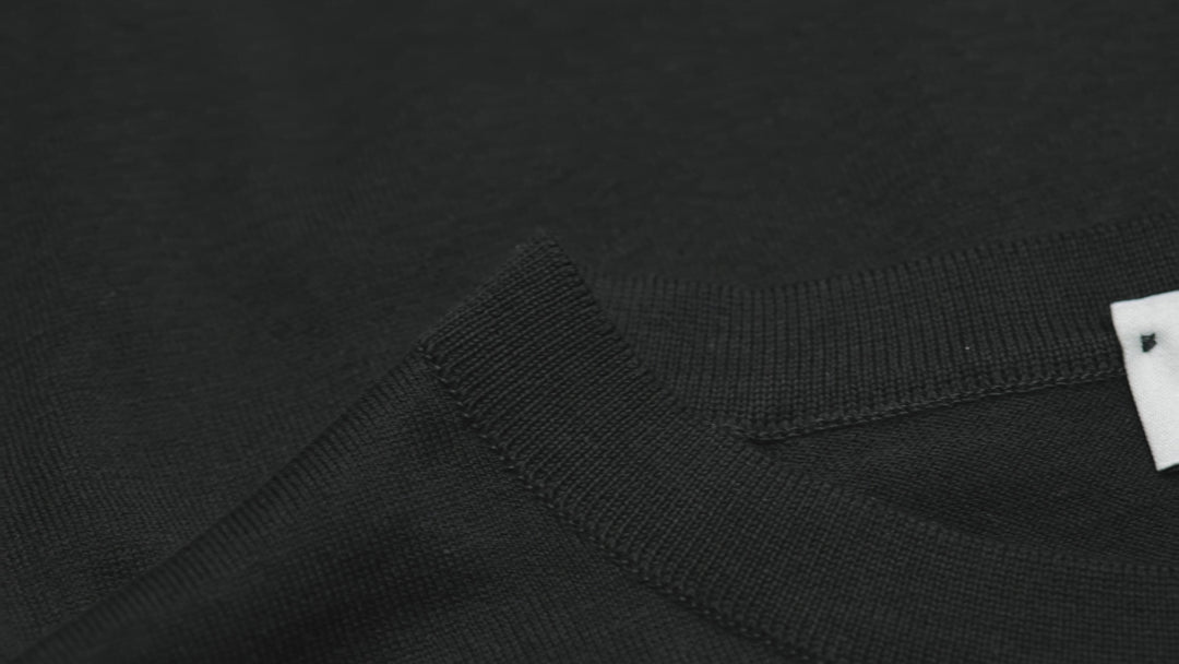 Lorca - Sea Island Cotton T-Shirt - Black
