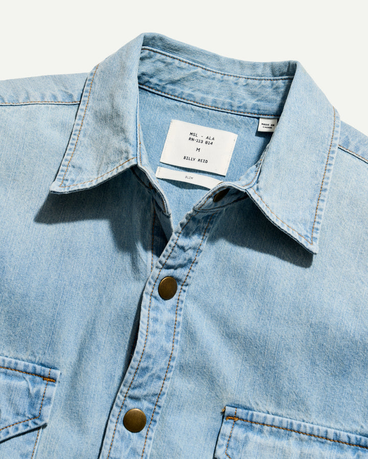 Shoals Denim Shirt - Denim Wash